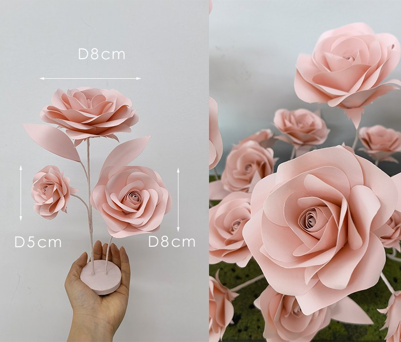 Mini Paper Flowers For Crafts factory