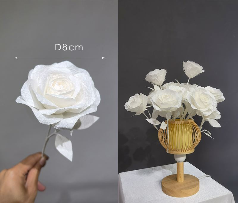 El sanatları için mini kağıt çiçekler